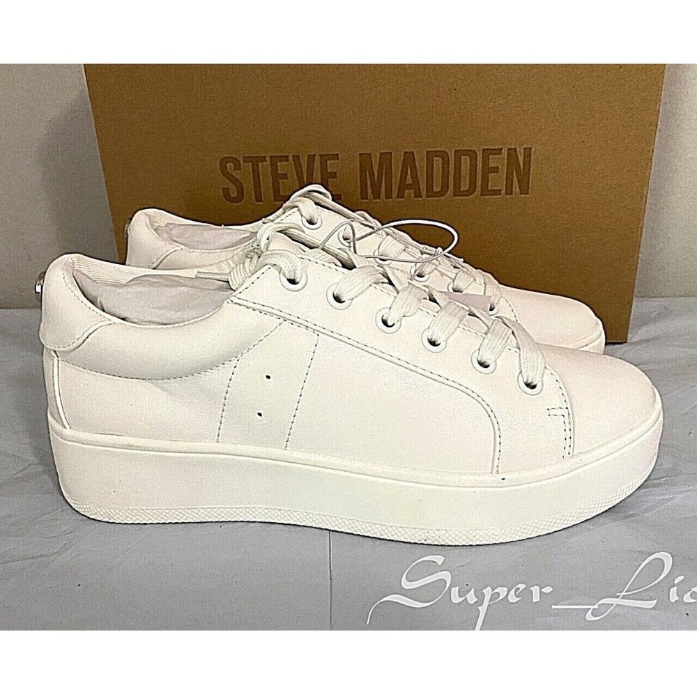New Steve Madden Women's Classic Court Platform Sneaker Shoes